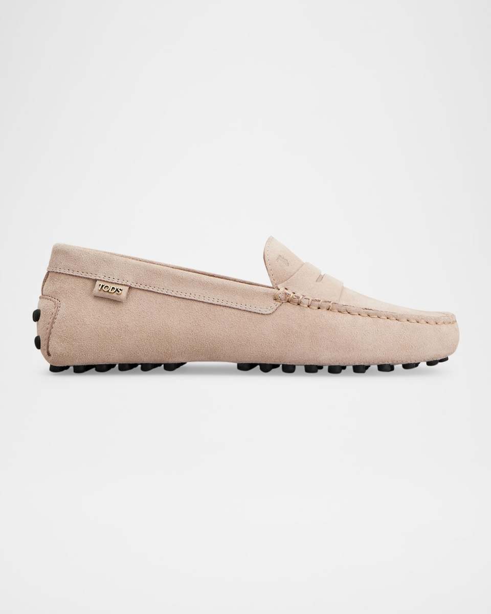 Gommino Suede Penny Driving Shoes